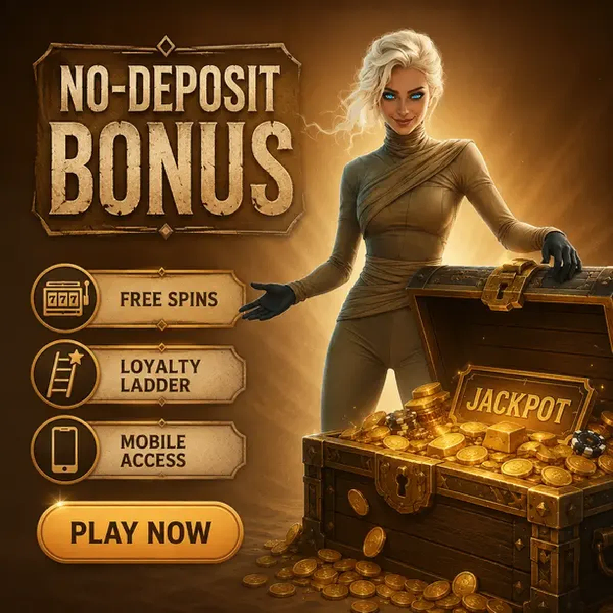 Triomfantelijke ontdekkingsreiziger die no deposit bonusschat onthult bij SpinSahara's woestijnoase